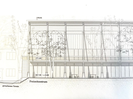 Ausschnitt aus den Plänen des Projekts Longchamp